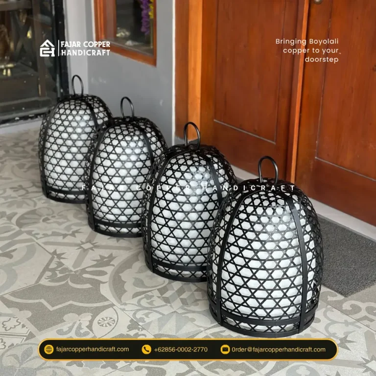 Lampu taman tembaga - fajar copper handicraft