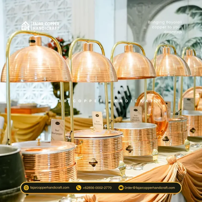 Chafingdish tembaga - fajar copper handicraft