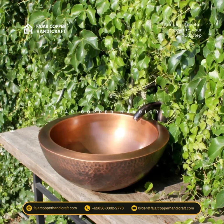 wastafel tembaga - fajar copper handicraft