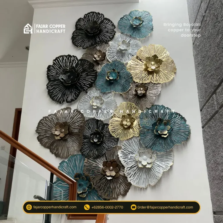 wall decor kuningan - fajar copper handicraft